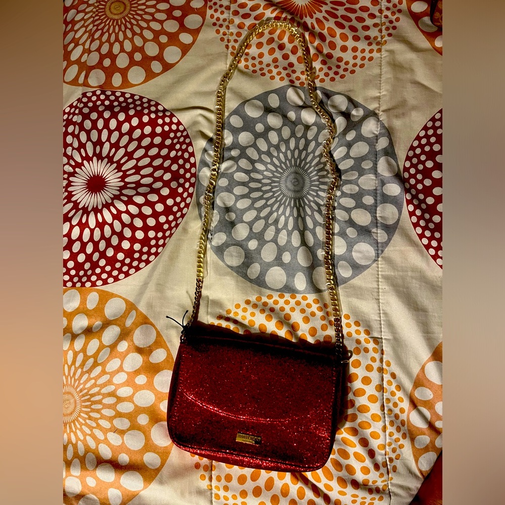 Jimmy Choo glitter cross body bag